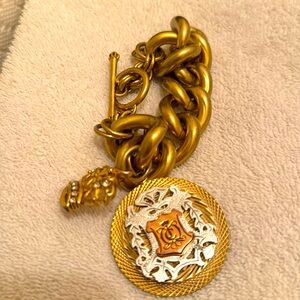 Juicy couture toggle Crome gold bracelet